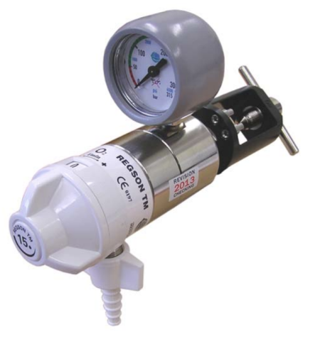 Medical Oxygen Regulator Flowmeter - 0 to 5 LPM - Paediatric/Neonatal